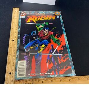 DC Comics Robin Annual 1 Comic Book By‎ Dixon & Villagran Direct Sales 1994
